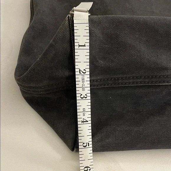 Madewell dark navy Tote with Brown leather Handles - Picture 11 of 16